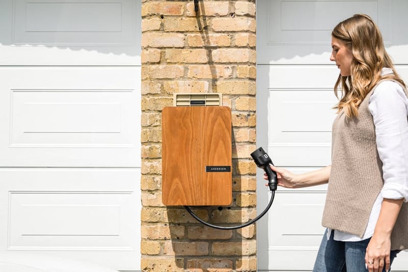 Andersen A2 EV charger wall-mounted home installation